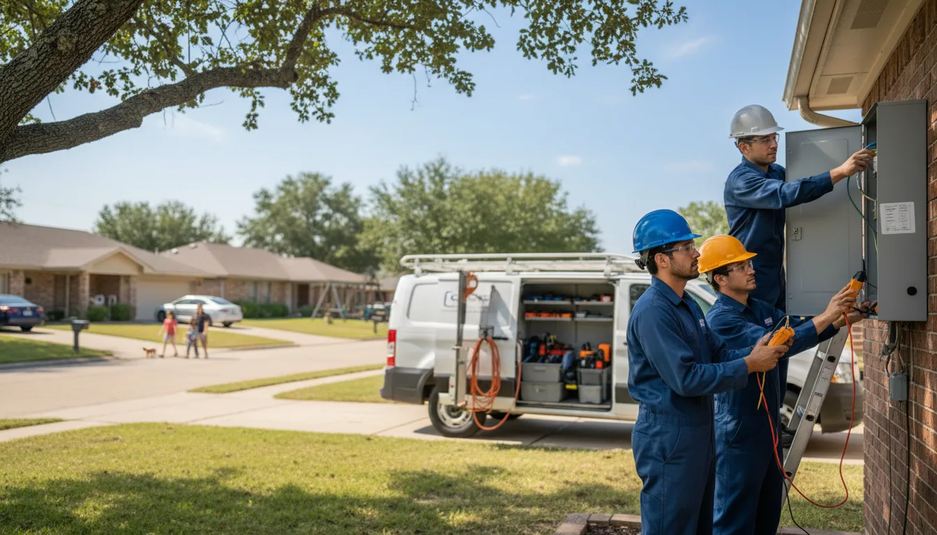 Certified electrician providing emergency electrical services in Flag Pond, TN